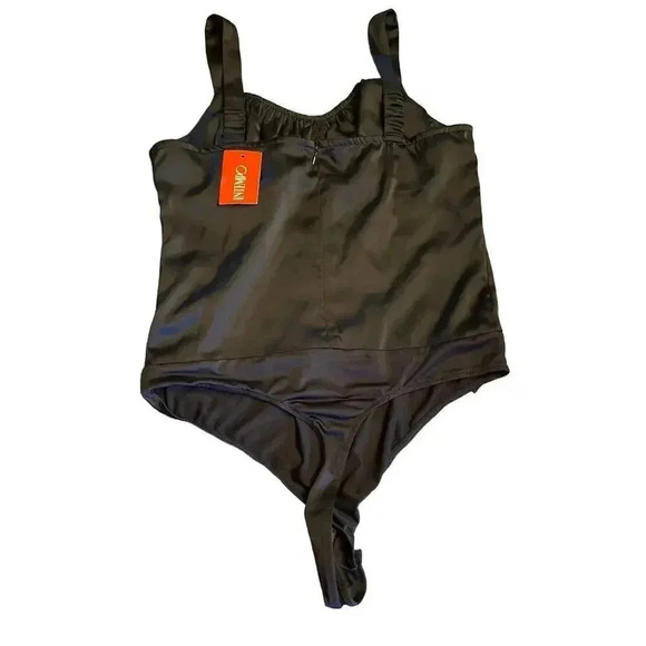INTEMPO black bodysuit size 12 Large NEW - Picture 3 of 4